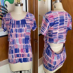 Marc by Marc Jacobs Sz S Cotton Modal Top TShirt open slit back